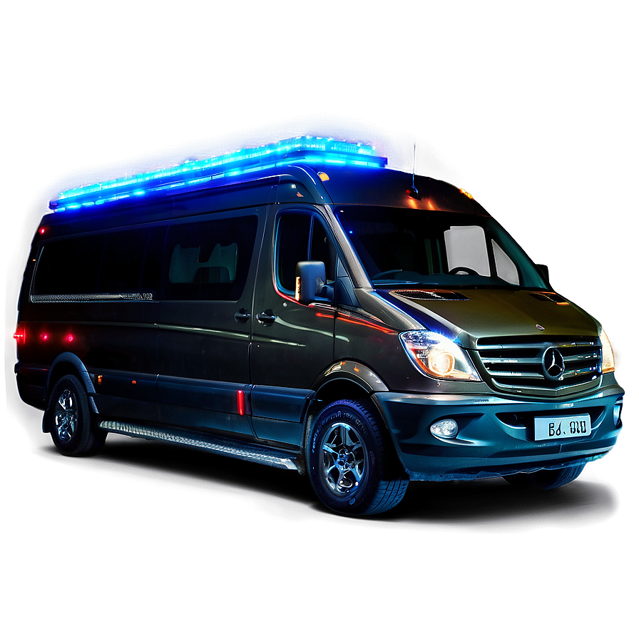 Party Van With Lights Png 84 PNG image