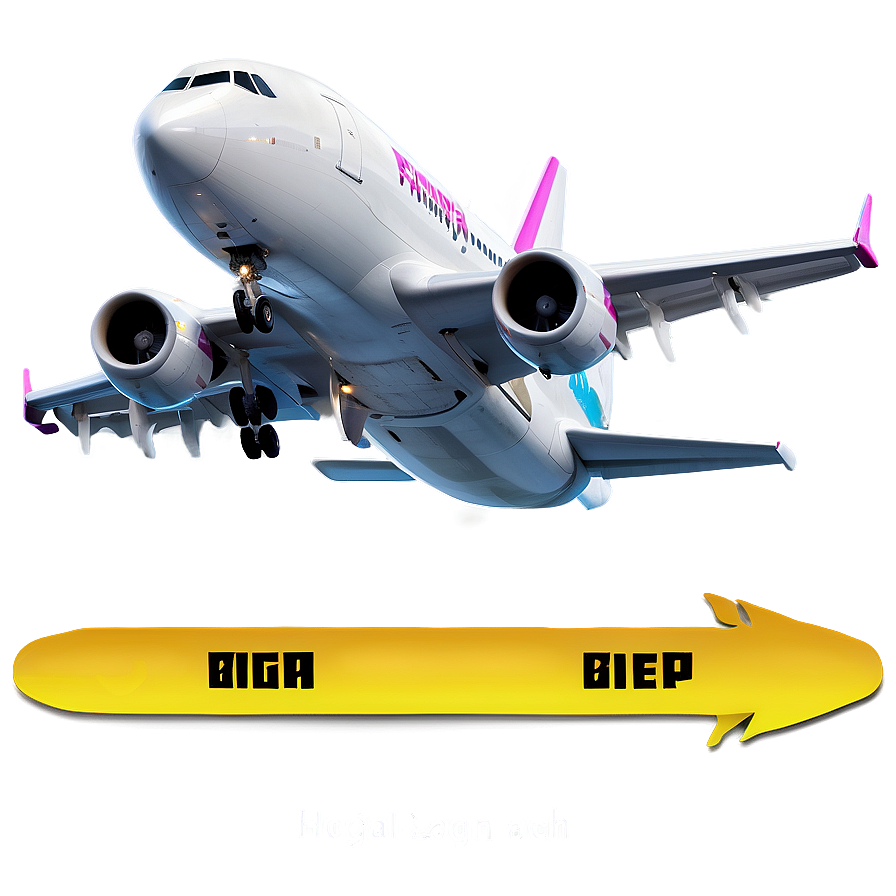 Passenger Airplane Png Kqo PNG image