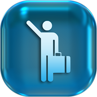 Passengerwith Luggage Icon PNG image
