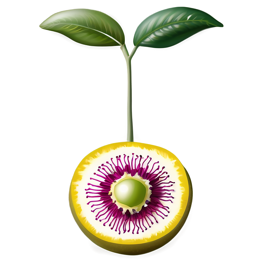 Passion Fruit Flower Blossom Png Qlv PNG image