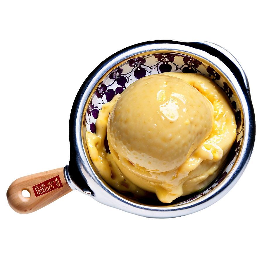 Passion Fruit Gelato Scoop Png Fii PNG image