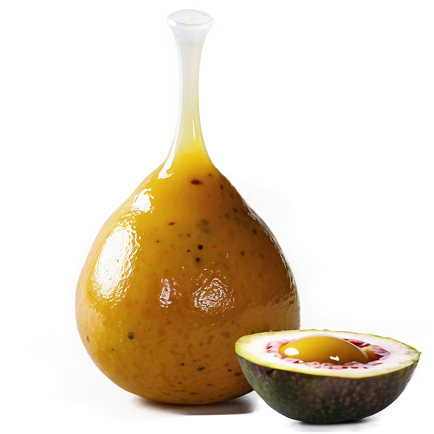 Passion Fruit Sauce Drizzle Png 06252024 PNG image