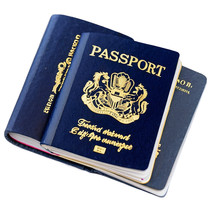Passport And Map Png Ode PNG image