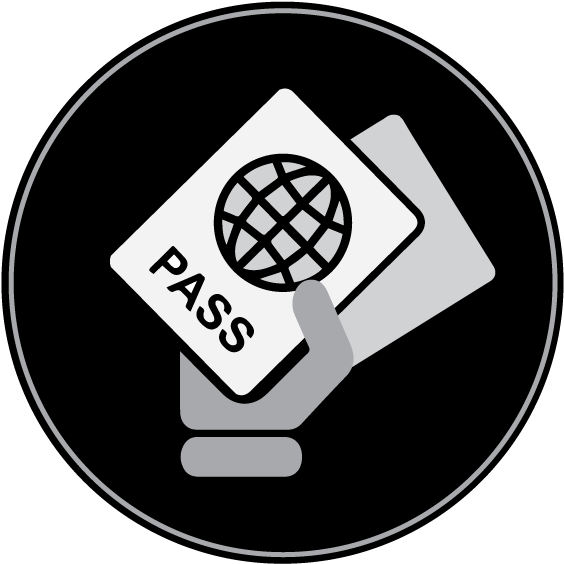 Passport Icon Hand Holding PNG image