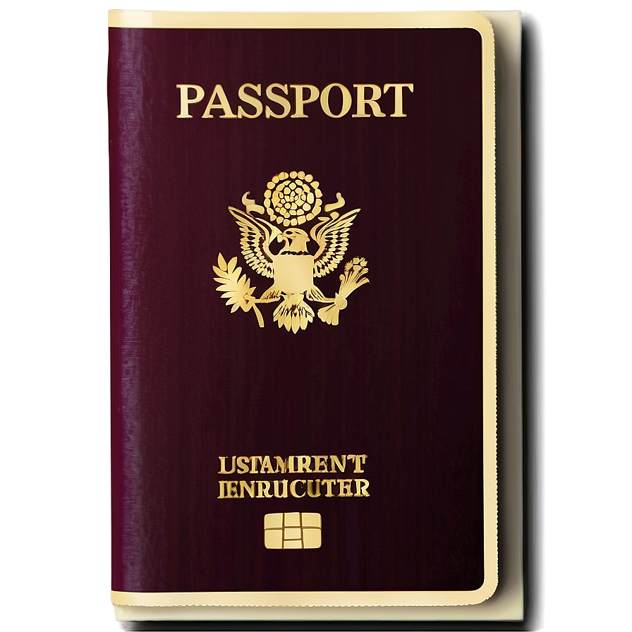 Passport Identity Page Png 05242024 PNG image