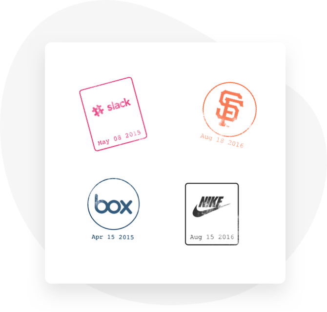 Passport Stamps Brands Concept PNG image