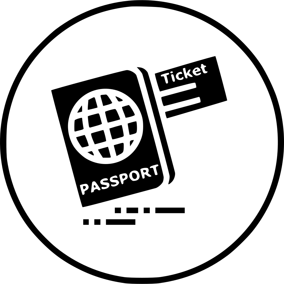 Passportand Ticket Icon PNG image