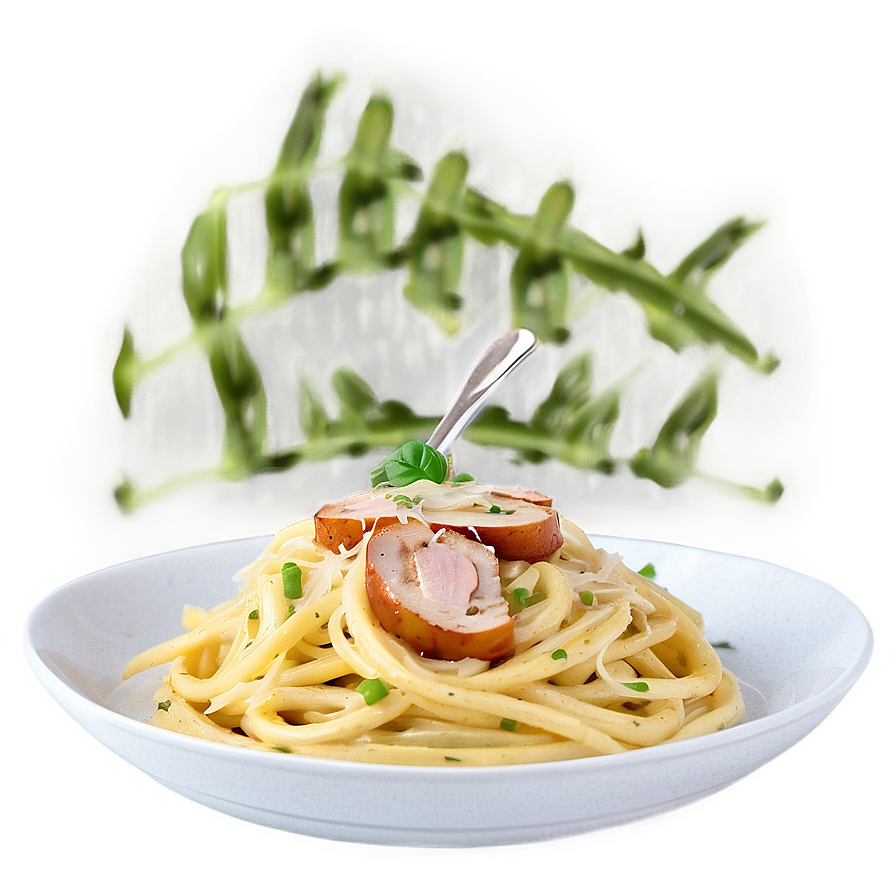 Pasta Carbonara Dish Png 74 PNG image