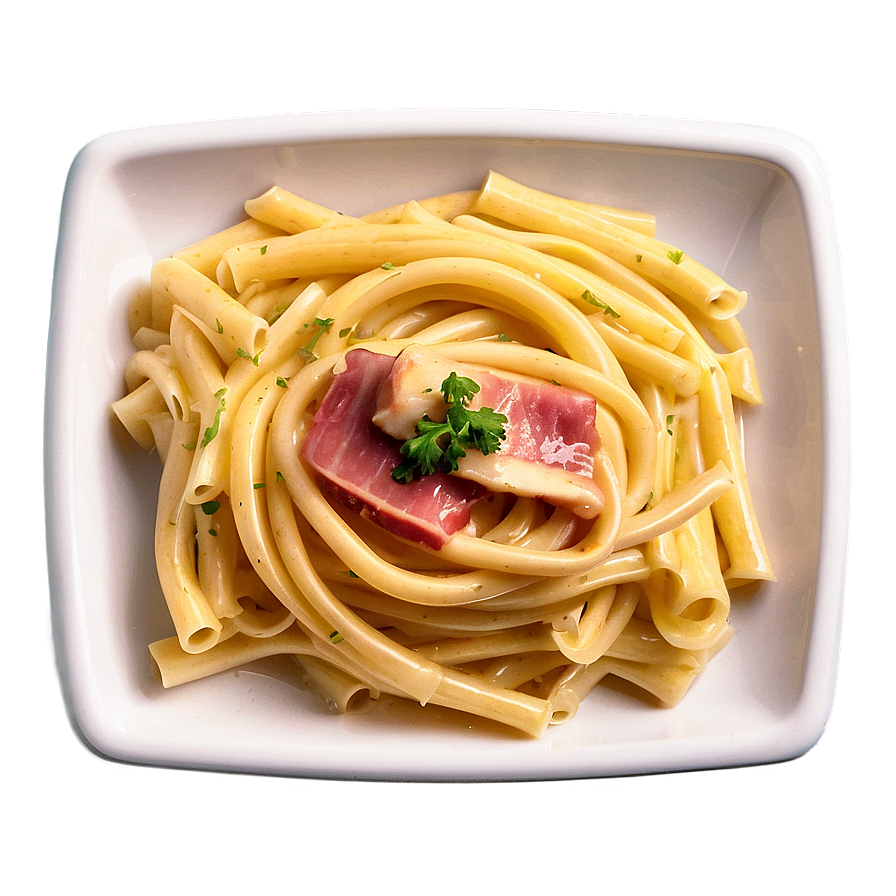 Pasta Carbonara Dish Png Peh3 PNG image