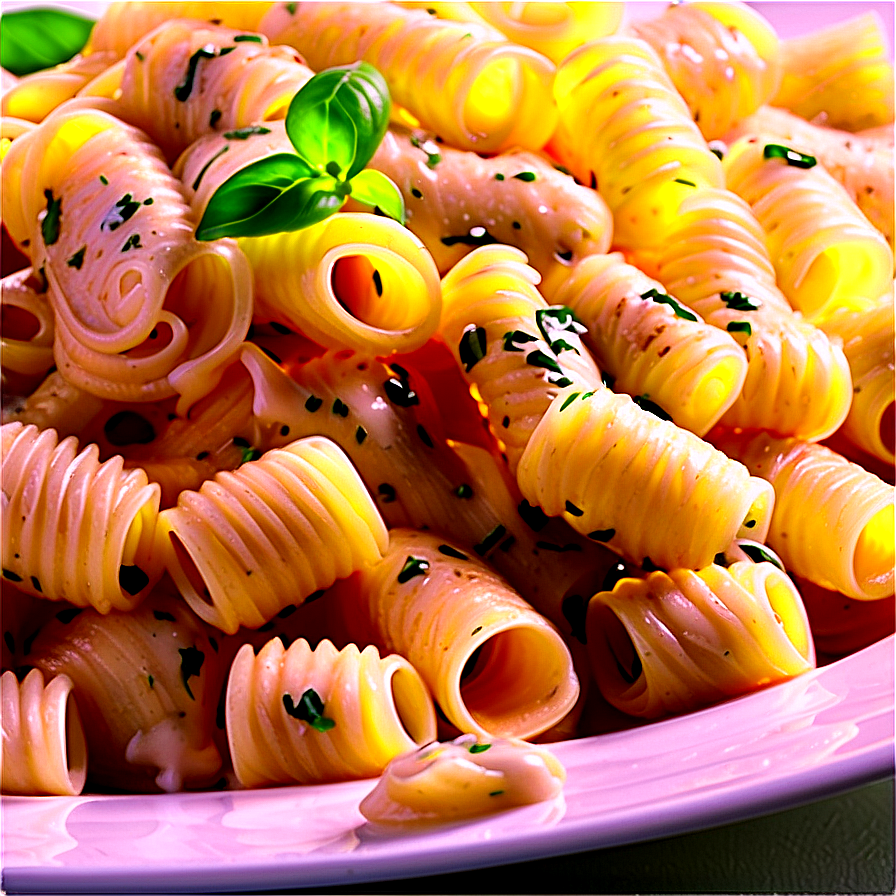 Pasta In White Sauce Png Fbj PNG image