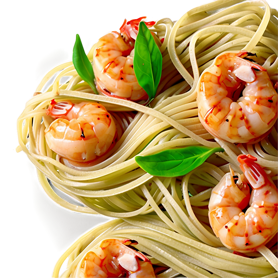 Pasta With Prawns Png 40 PNG image