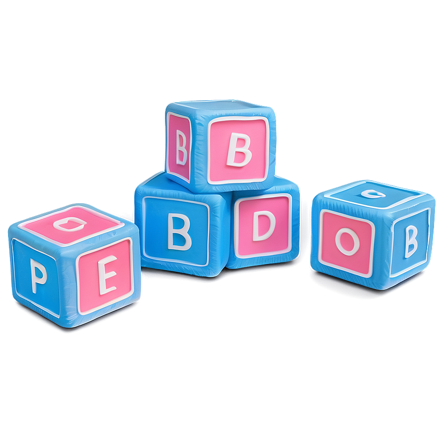 Pastel Baby Blocks Png 06212024 PNG image