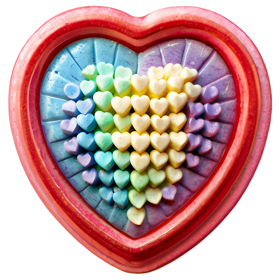 Pastel Candy Heart Png 56 PNG image