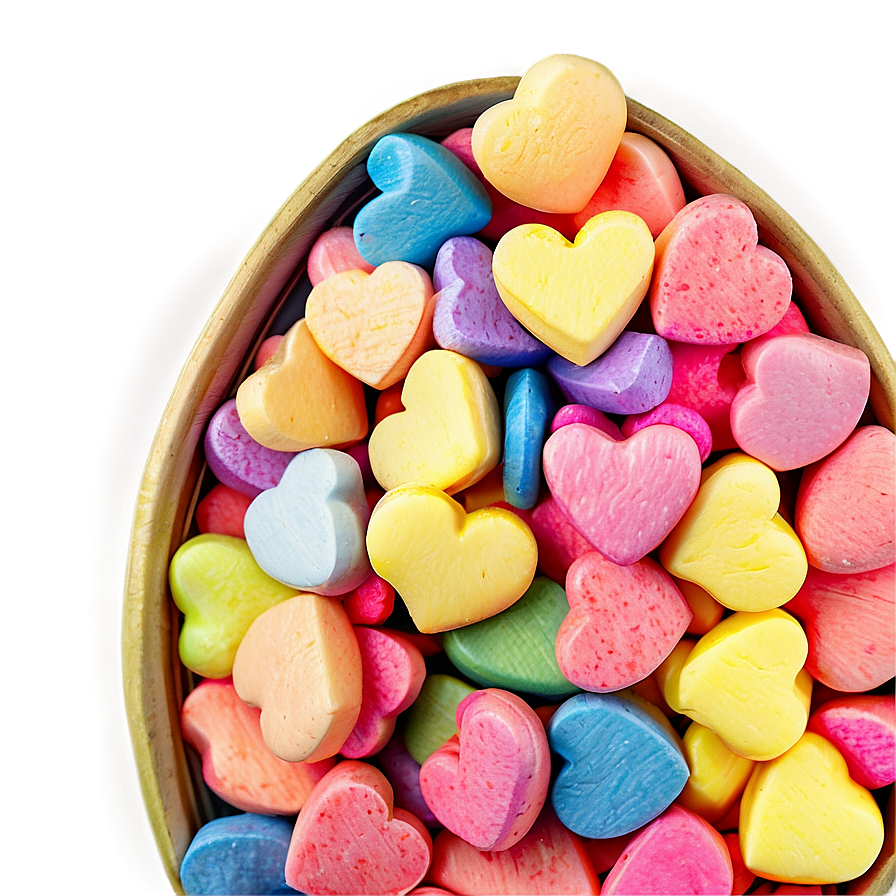 Pastel Candy Hearts Png 49 PNG image