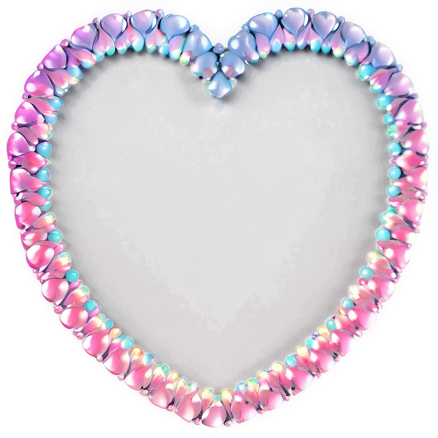 Pastel Heart Overlay Png Dfe PNG image