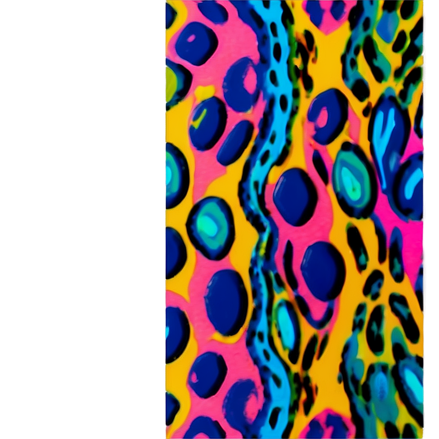 Pastel Leopard Print Png 06252024 PNG image