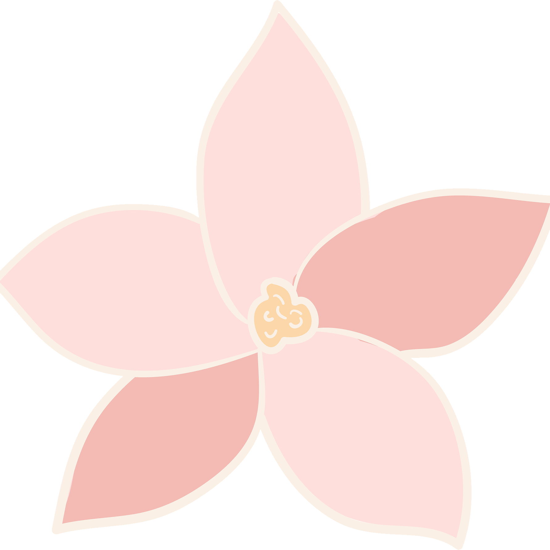 Pastel Magnolia Graphic PNG image