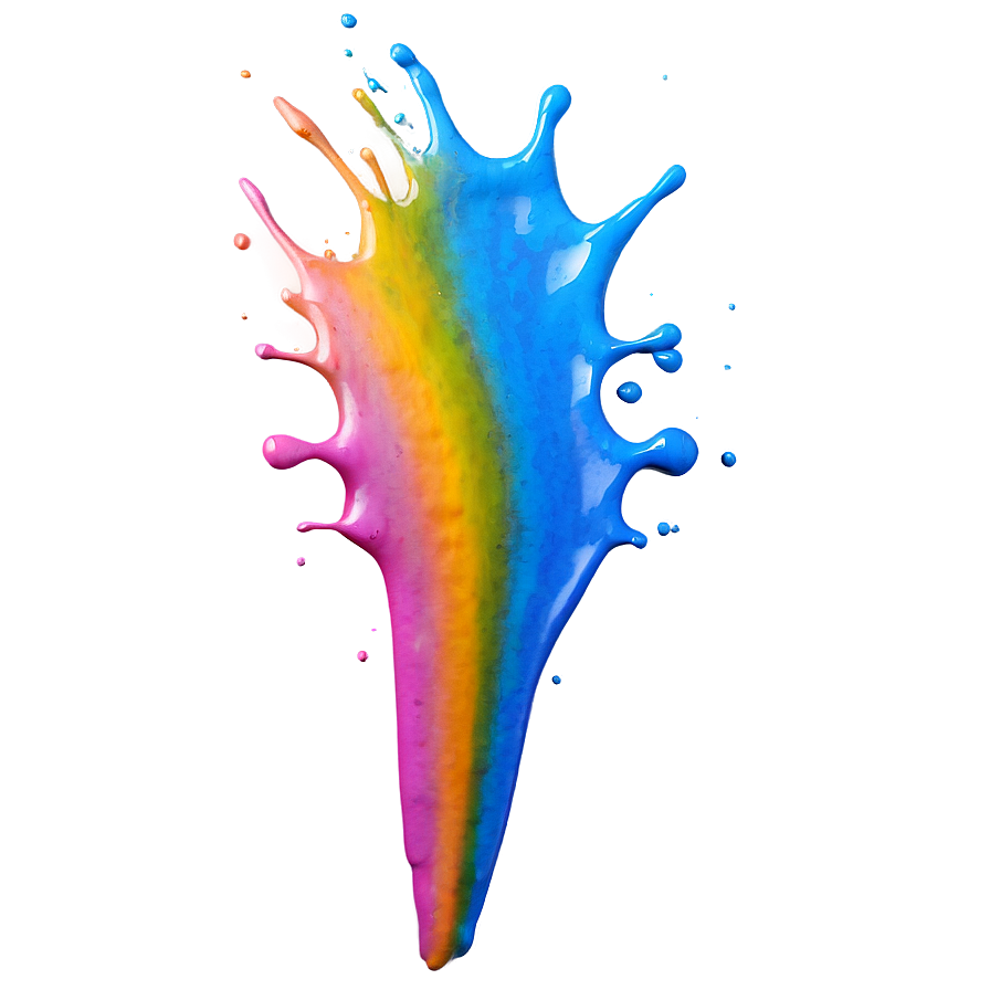 Pastel Paint Splash Png Bba PNG image