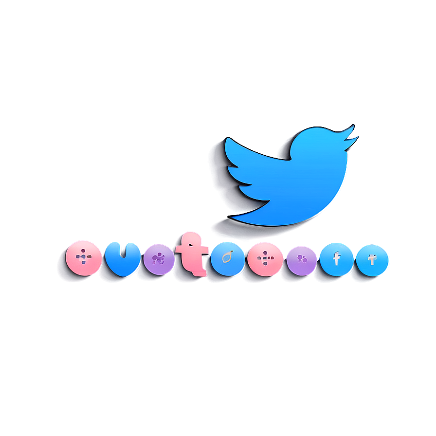 Pastel Twitter Logo Png Axt7 PNG image