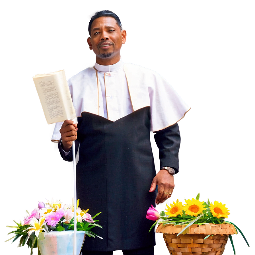 Pastor In Easter Service Png 7 PNG image