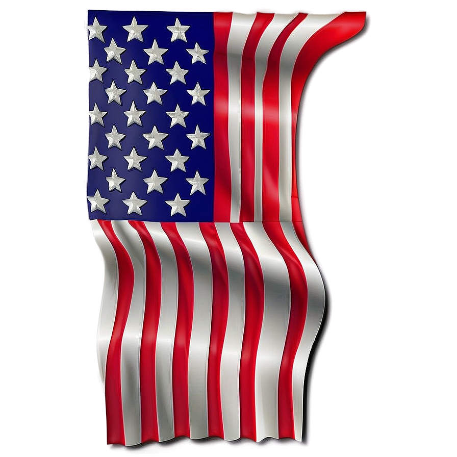 Patriotic American Flag Design Png 8 PNG image