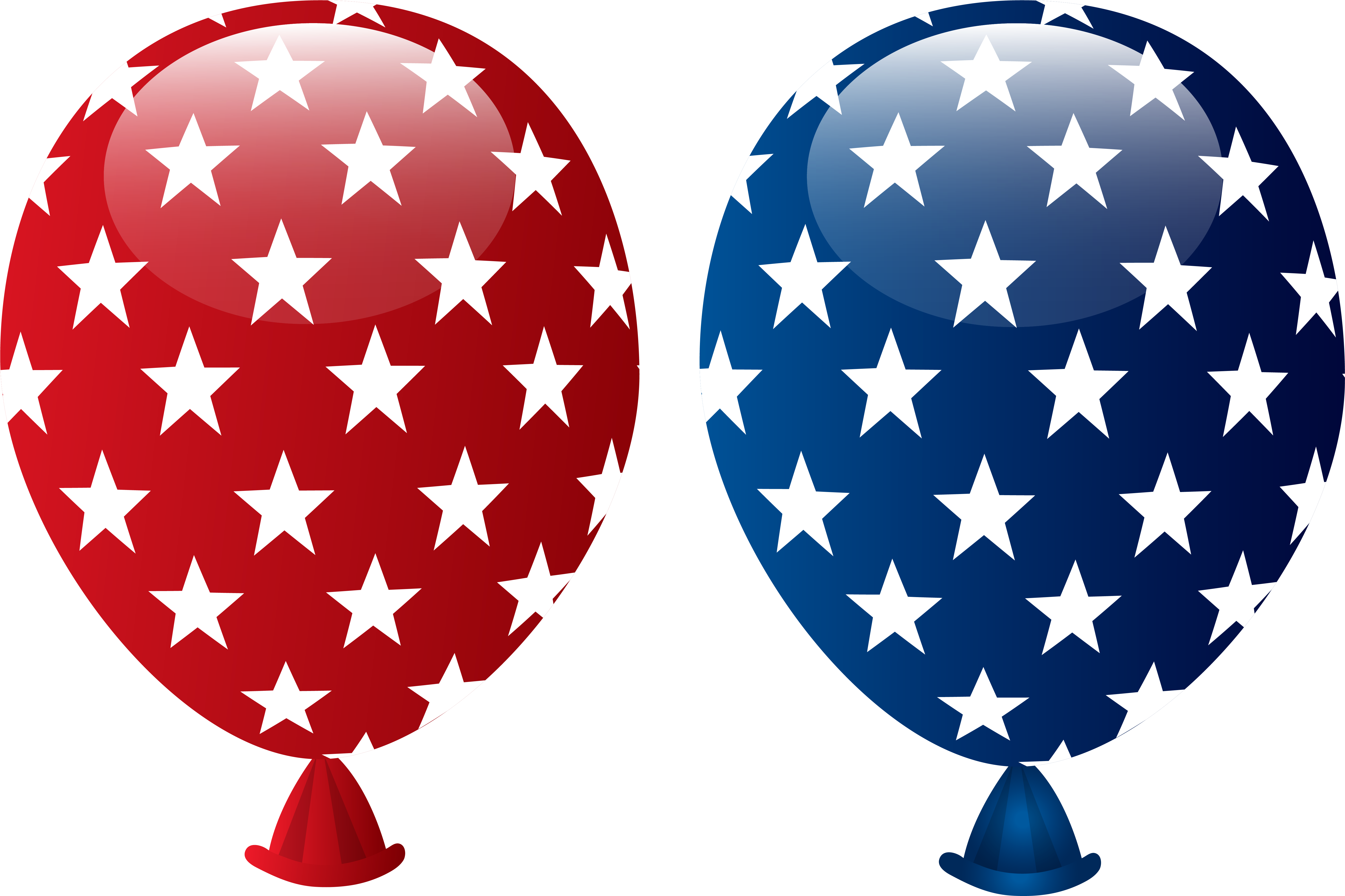 Patriotic Balloons4th July Celebration PNG image