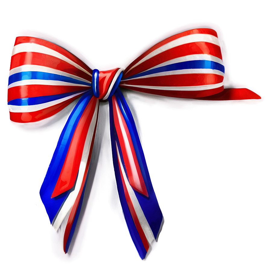 Patriotic Bow Png Qhv26 PNG image