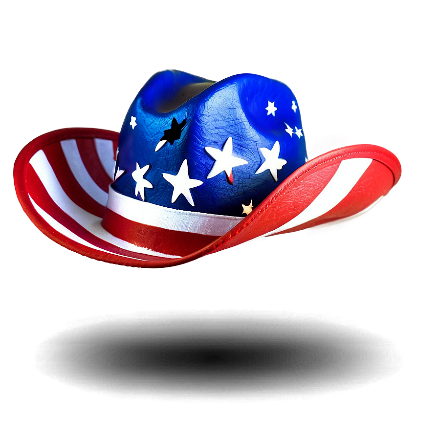 Patriotic Cowgirl Hat Png 06132024 PNG image