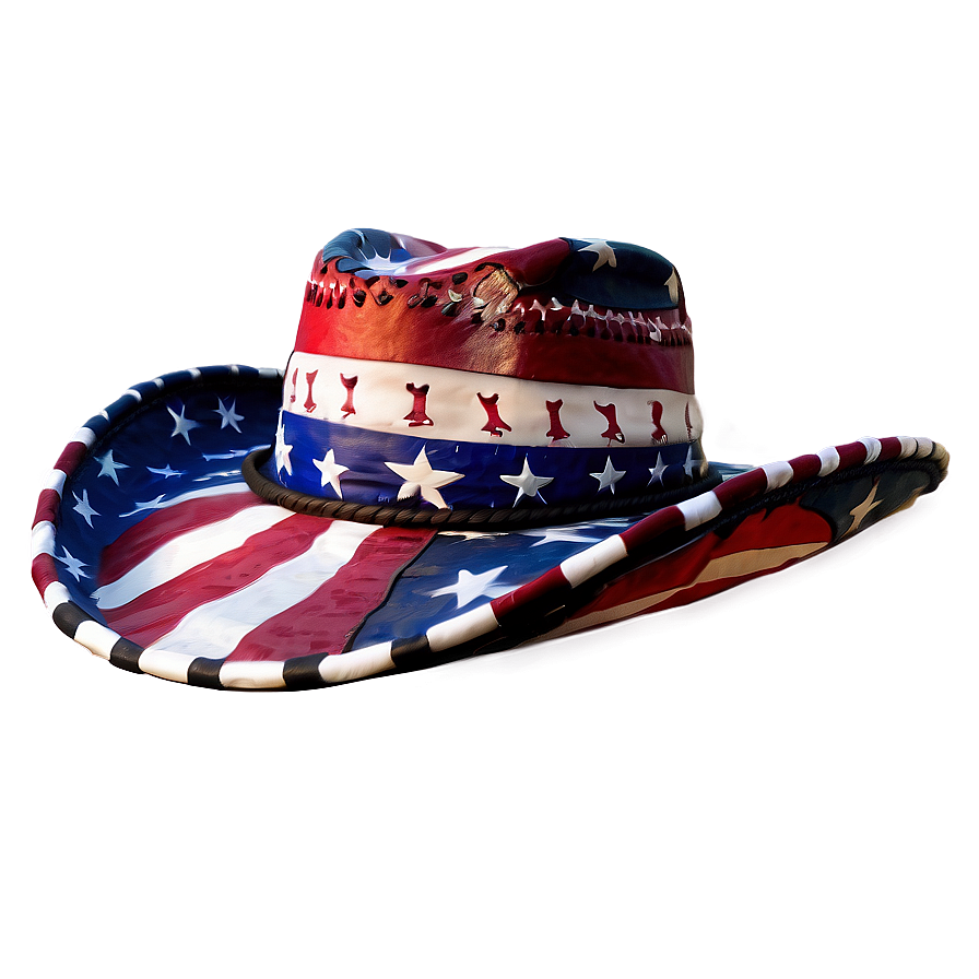 Patriotic Cowgirl Hat Png 45 PNG image