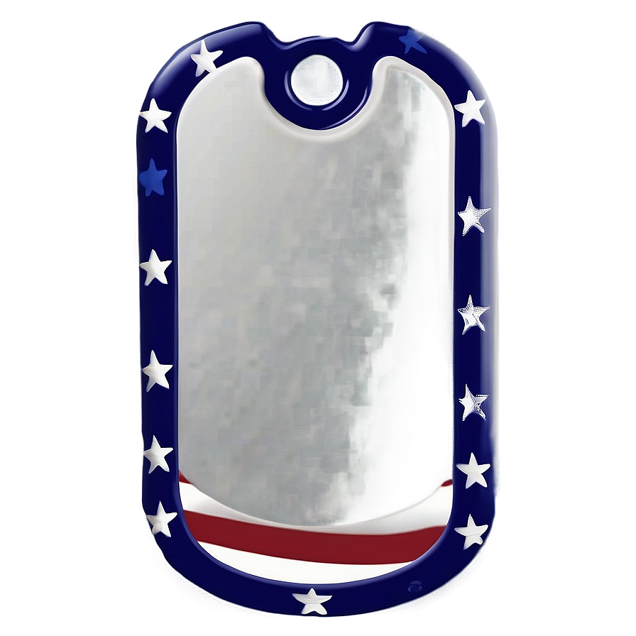 Patriotic Dog Tag Png 06122024 PNG image