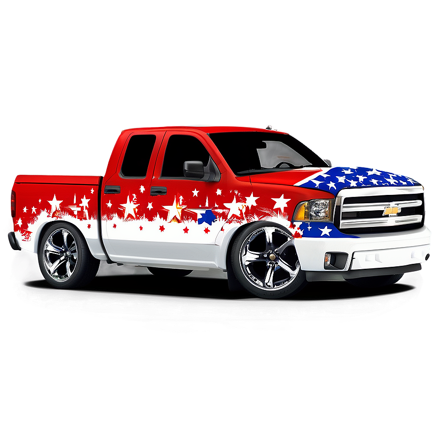 Patriotic Pickup Truck Png 67 PNG image