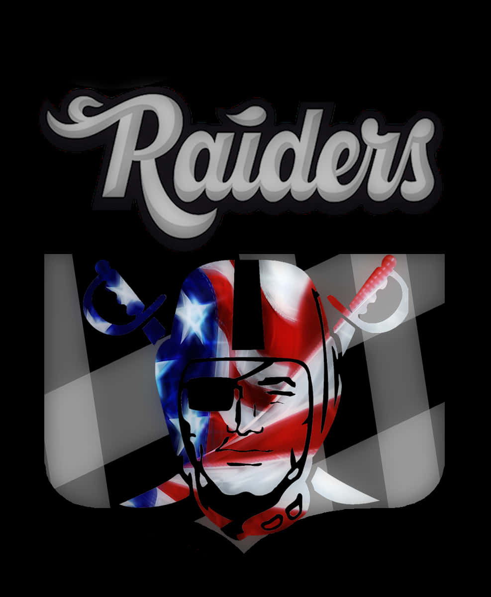 Patriotic Raiders Logo Design PNG image