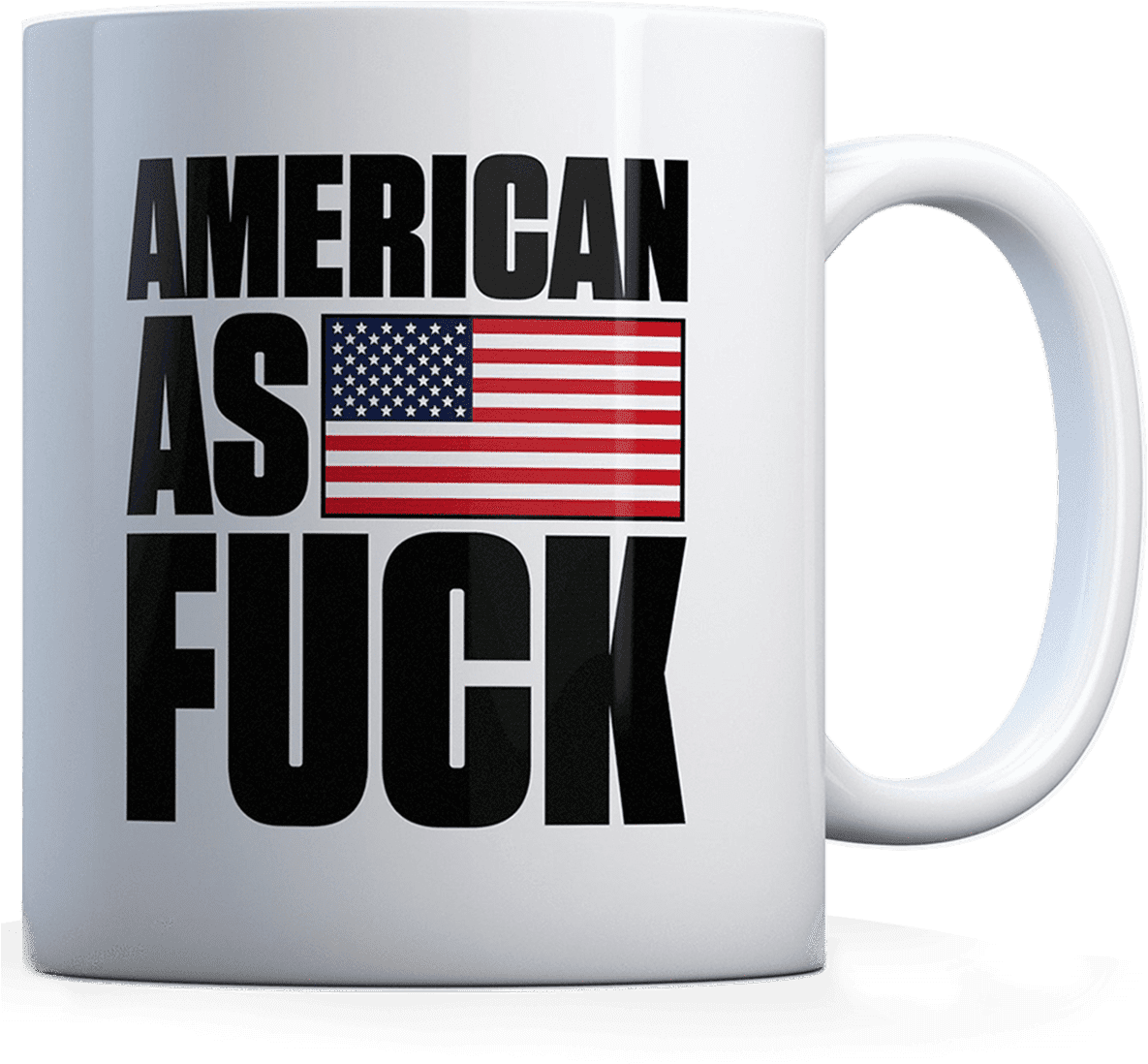 Patriotic Statement Coffee Mug PNG image