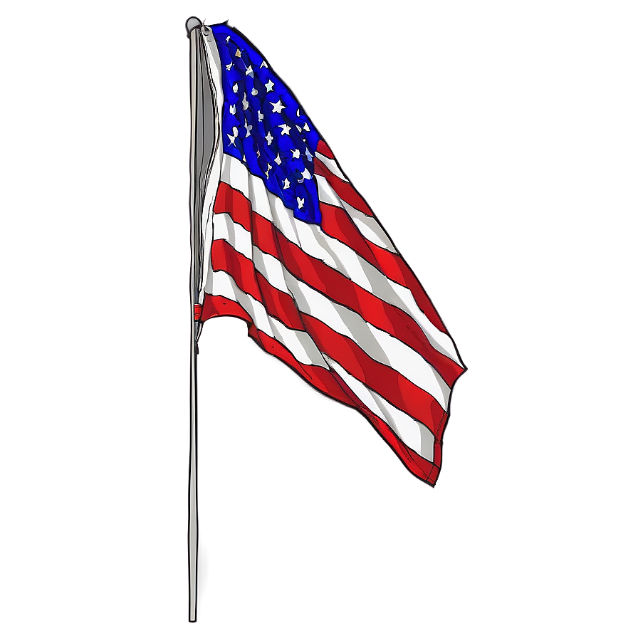 Patriotic Usa Flag Png 06212024 PNG image