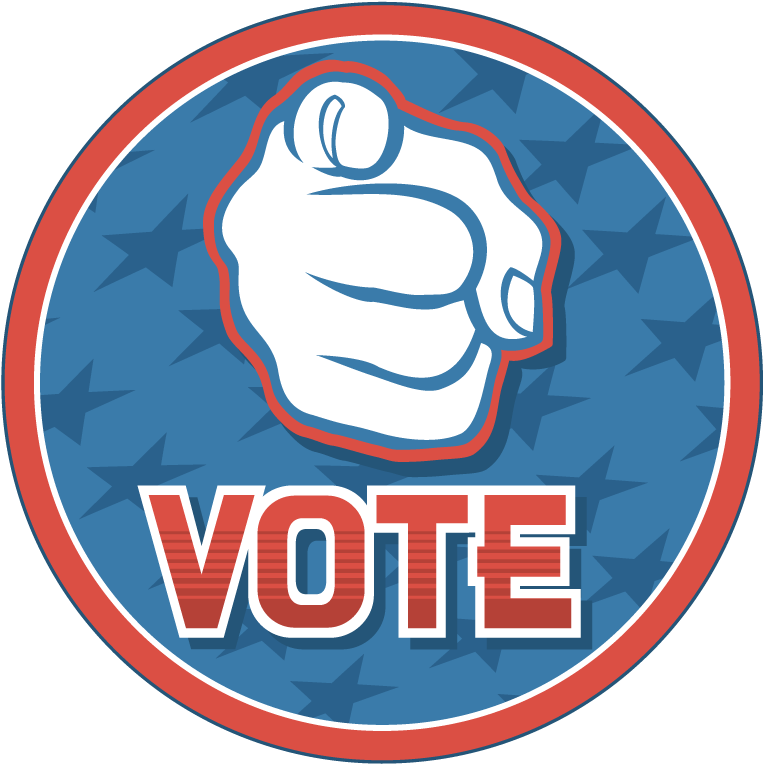 Patriotic Vote Reminder Graphic PNG image