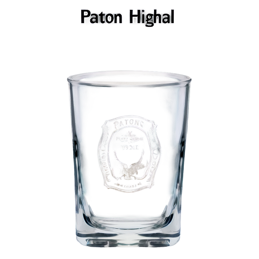 Patron Highball Glass Png Pts PNG image