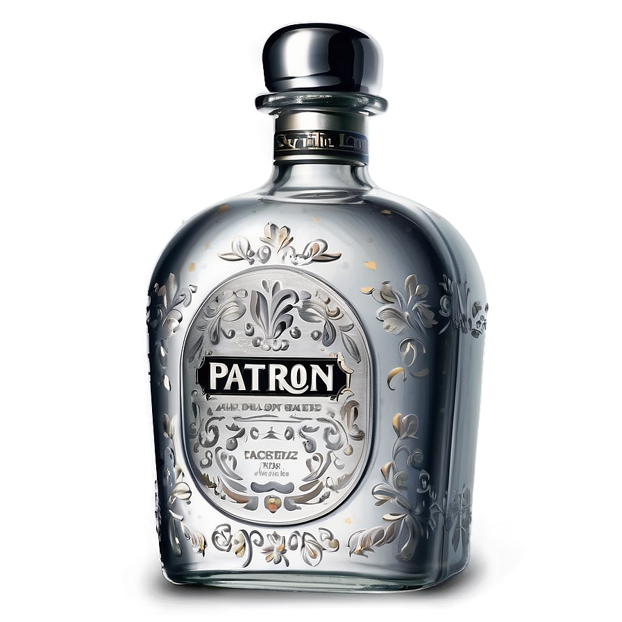 Patron Silver Elegance Png 06122024 PNG image