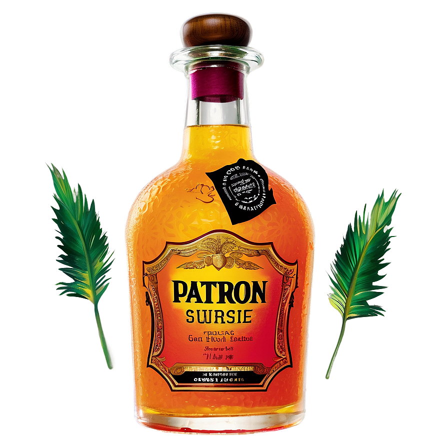 Patron Tequila Sunrise Png Jll22 PNG image