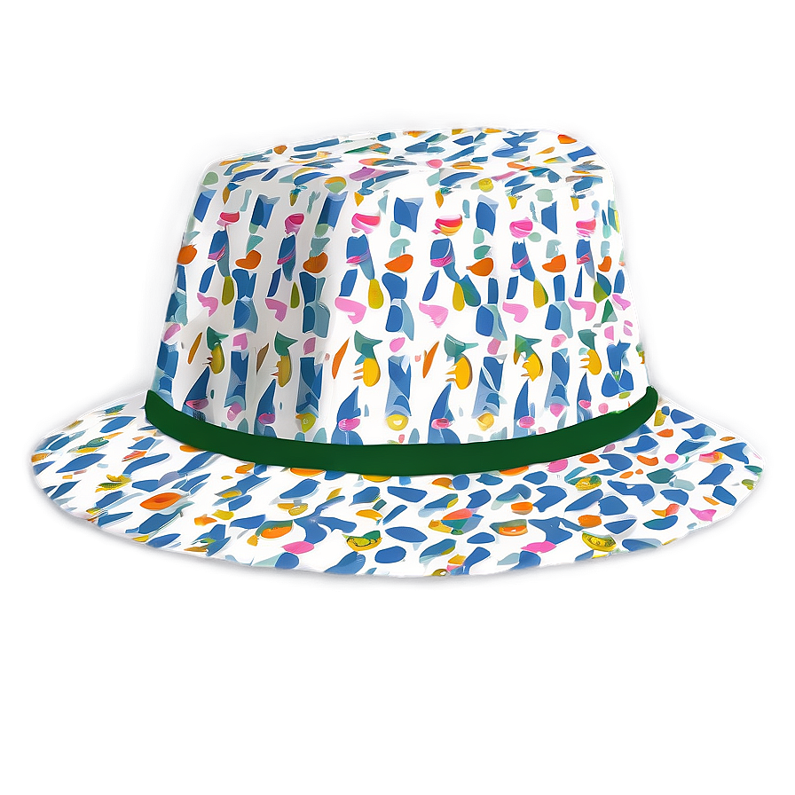 Patterned Fishing Hat Png Ier PNG image