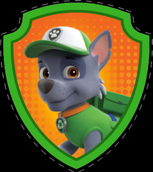 Paw Patrol Character Rocky PNG image