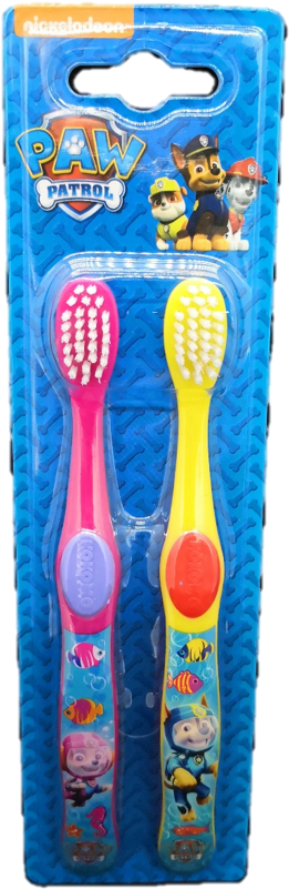 Paw Patrol Kids Toothbrushes Pack PNG image