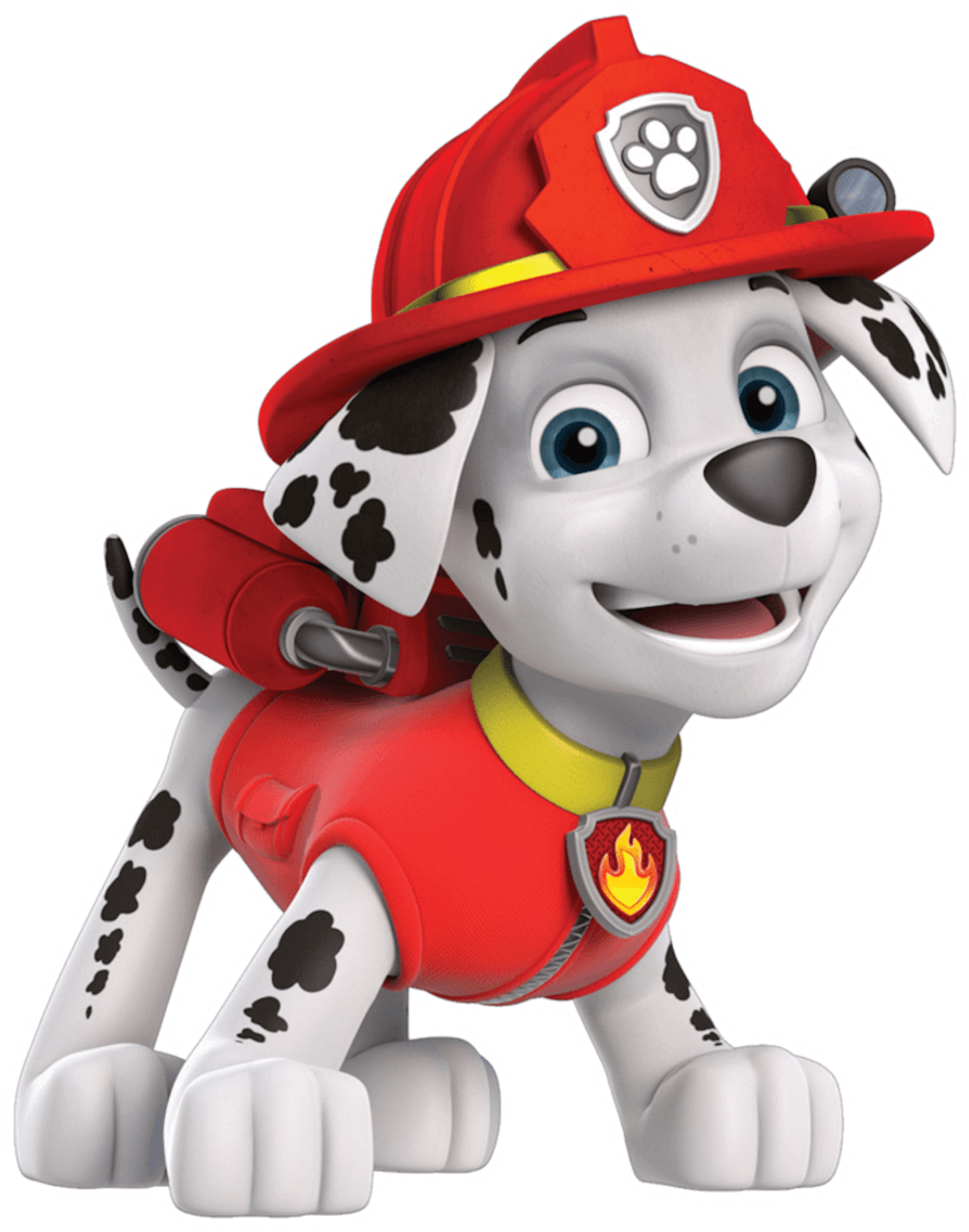 Paw Patrol Marshall Firefighter Pup PNG image