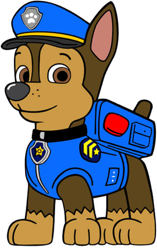 Paw Patrol Police Pup Clipart PNG image
