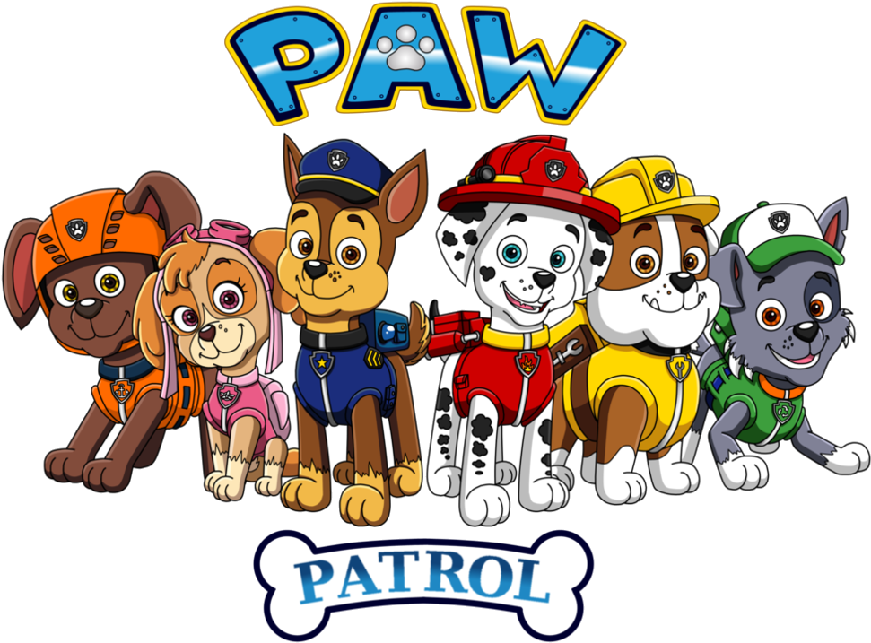 Paw Patrol Team Clipart PNG image
