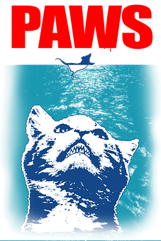 Paws Parody Movie Poster PNG image