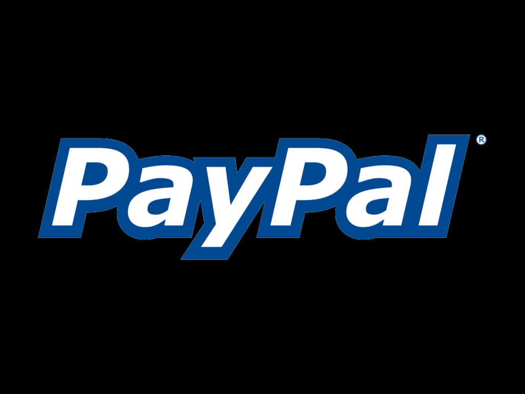 Pay Pal Logo Black Background PNG image