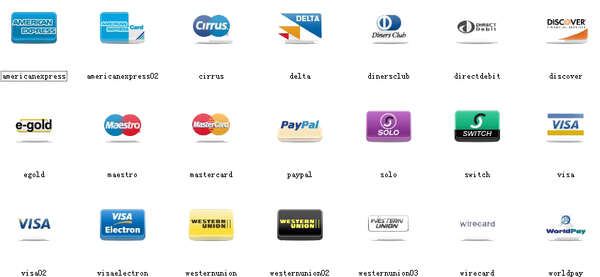 Payment Method Logos Collection PNG image