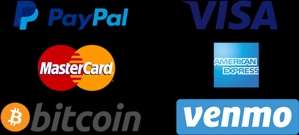 Payment Service Logos Compilation PNG image