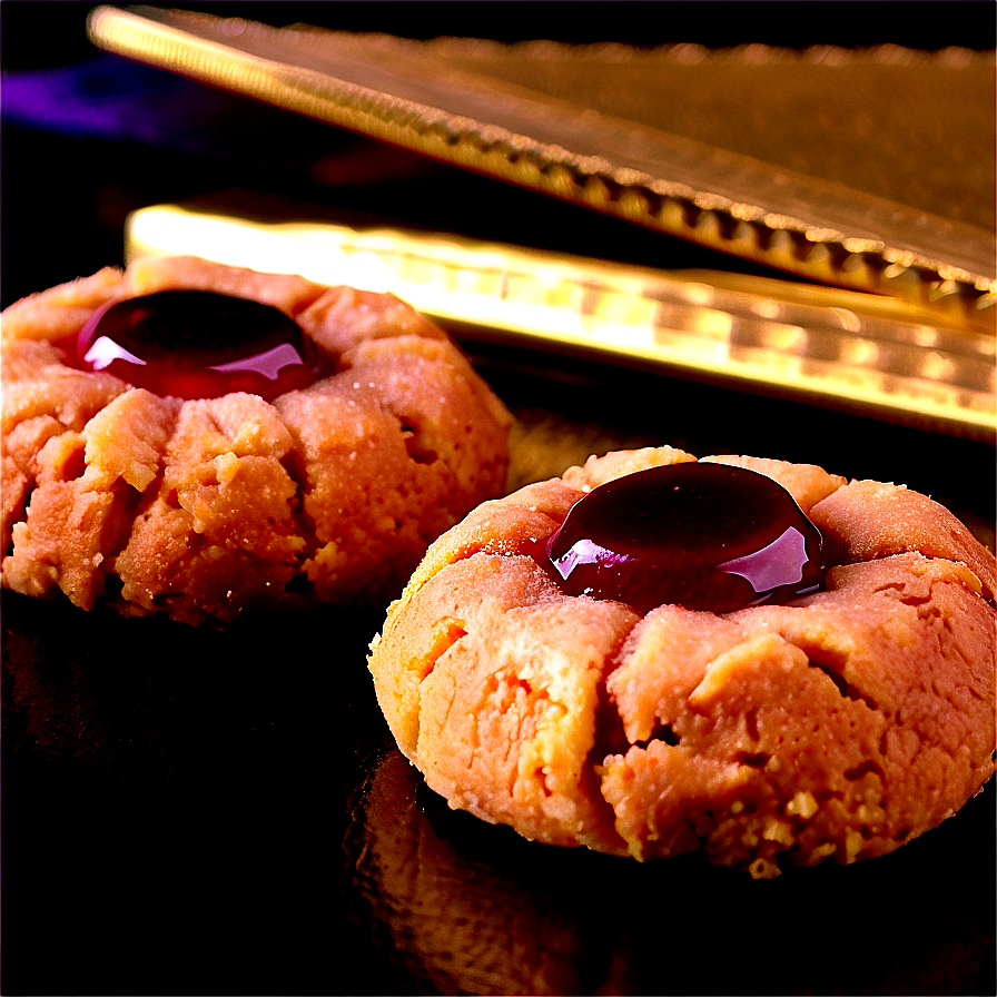 Pb&j Thumbprint Cookies Png 06282024 PNG image