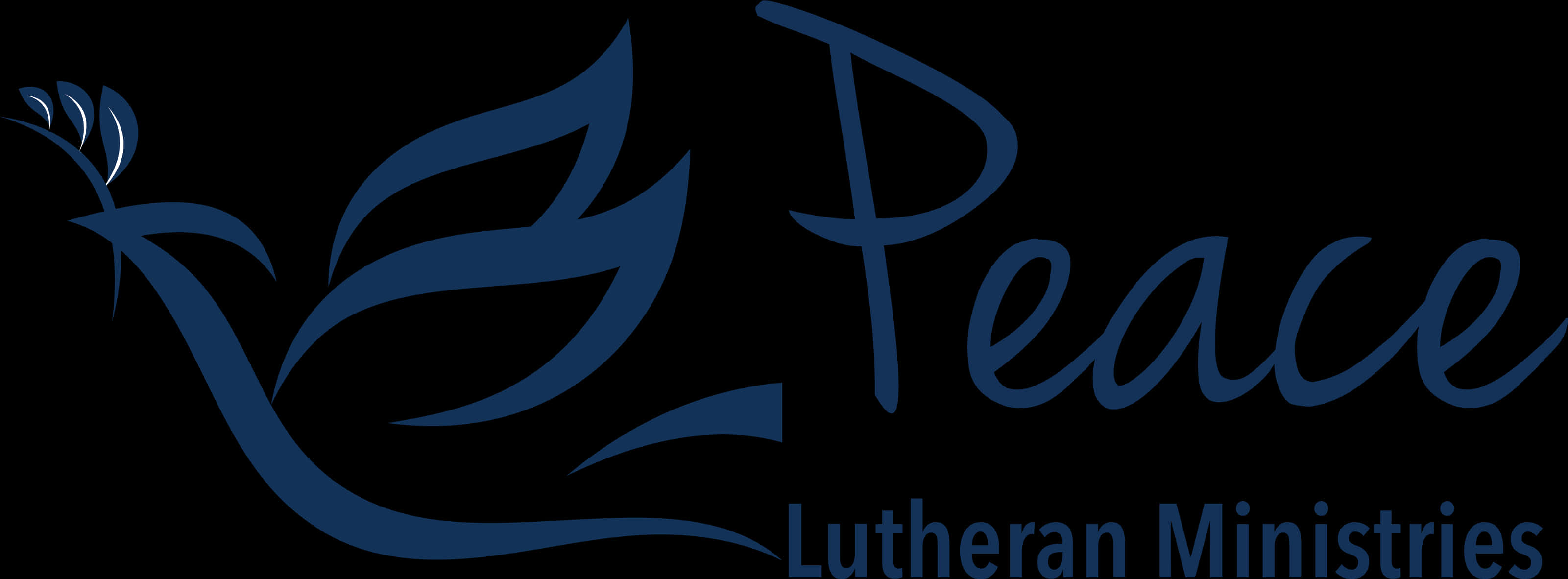 Peace Lutheran Ministries Logowith Dove PNG image